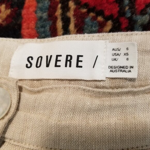 Sovere Anthropologie Instance Linen Pant – Wide Leg High Rise - XS - Picture 3 of 10